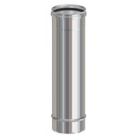 TUBO INOX AISI 304 CM. 50 D. 80  X PELLET