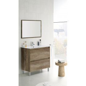 D Isanto Arredo Bagno.Colonna Bagno Splash Cm 140 Rovere Grigio In Offerta Mobili Da