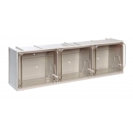 MADIA 3 CASSET.'CRISTAL BOX' MM.600X155X175H