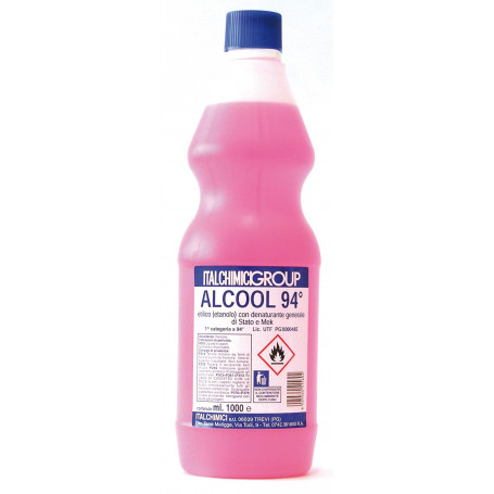 ALCOOL DENATURATO 94° CERTIFICATO LT. 1