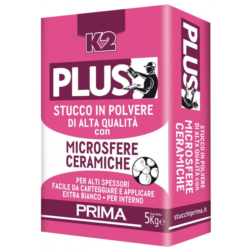 Stucco Plus Microsfere K2 Da Kg 5 In Offerta Stucco In Pasta E In 7343