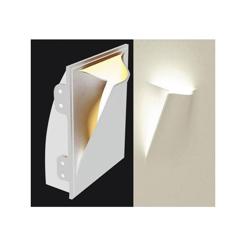 Applique Lampada da parete per interni luce muro a LED 32W moderna con  doppio re - - APPLIQUE